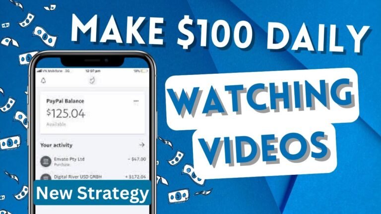 Make 0 Daily Watching Videos Online (How to Earn Money Online 2022)