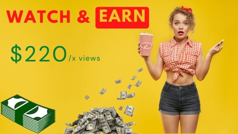 Watch to Earn 0 per Day – It's Easy! | make money online