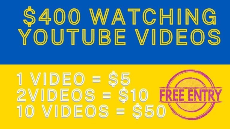 Make  00 By Watching Videos Per HOUR Make Money Online 2022