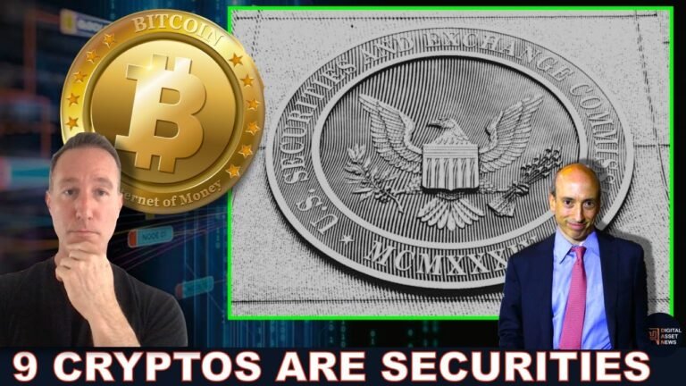 SEC LISTS 9 CRYPTOS AS SECURITIES. MORE TO COME.