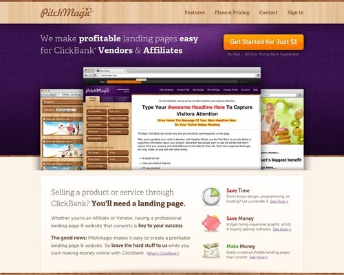 PitchMagic – ClickBank Landing Pages & Websites Made Easy