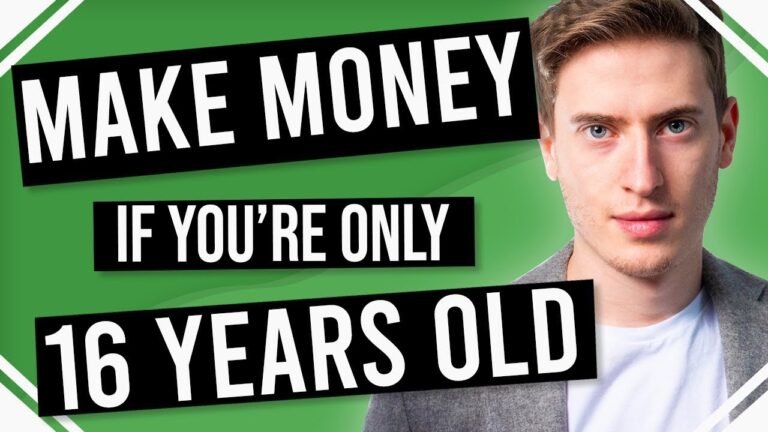 How to Make Money Online as a 16 Year Old – This really works!!