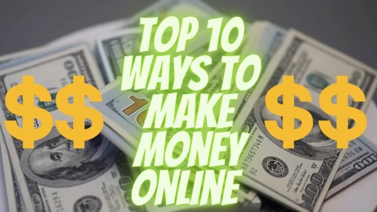 Top 10 ways to MAKE MONEY ONLINE IN 2023!!!