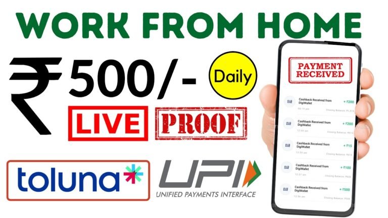 Live Earn Money Online | Work from home | Toluna Partime Job Type & File | #Onlinetips #Varun