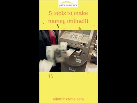 5 tools to make money online!!!