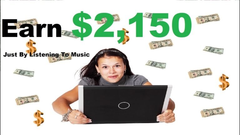 Earn ,150 Just By Listening To Music (Make Money Online From Home 2022)