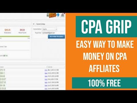 Make money online with CPA grip (CPAGrip beginners guide)