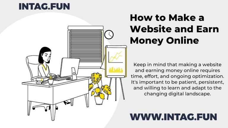 How to Make a Website and Earn Money Online | by intag.fun